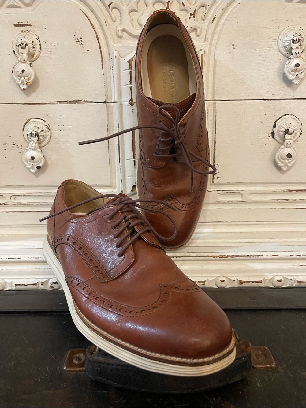 Cole Haan Brown Wingtip Oxfords